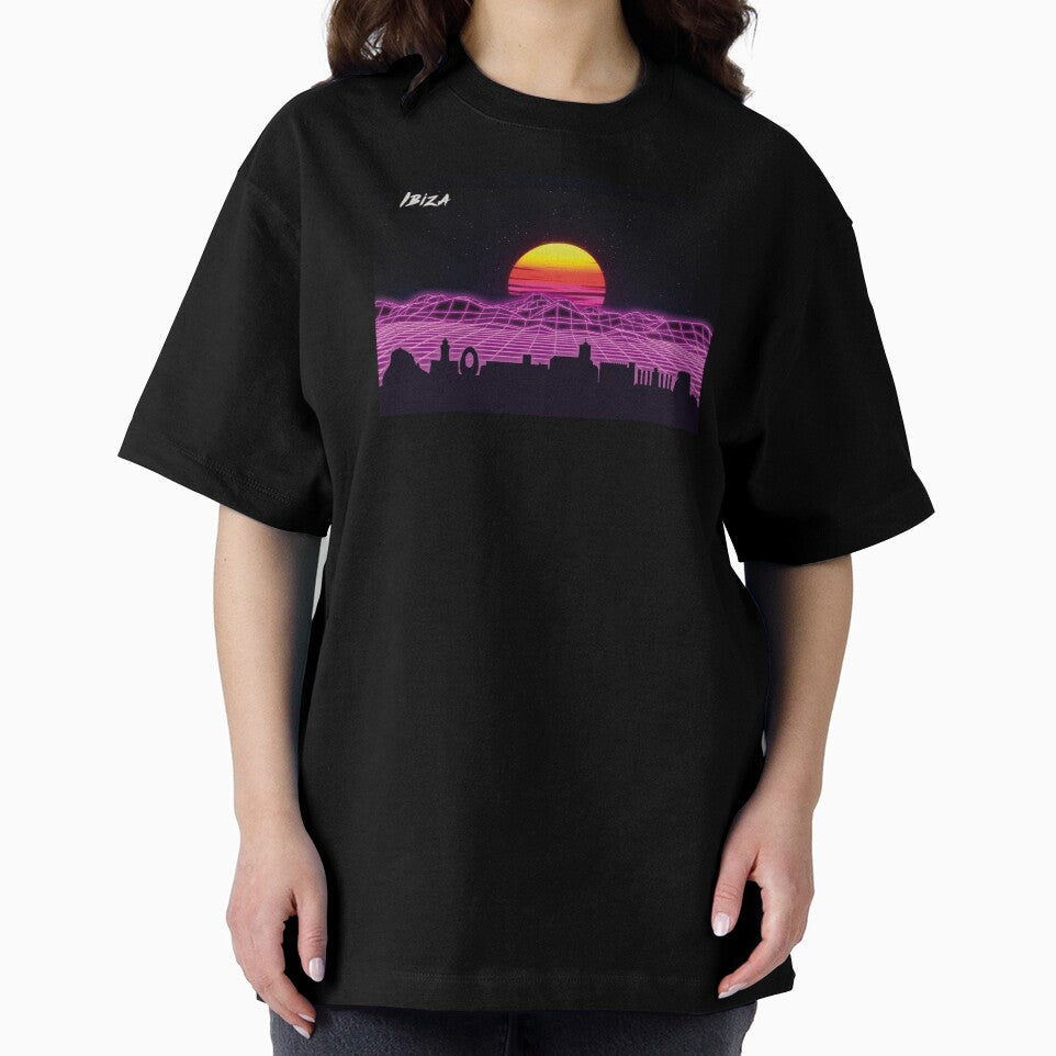 Ibiza Skyline Neon Nights by DFerraz