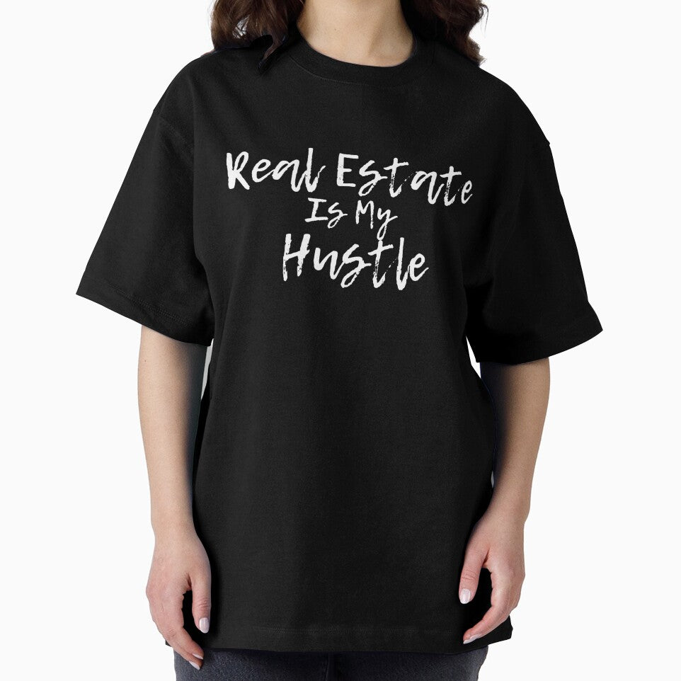 Real Estate is My Hustle Realtor Home Sweet Gift for Real Estate Agent by ShirtzTonight