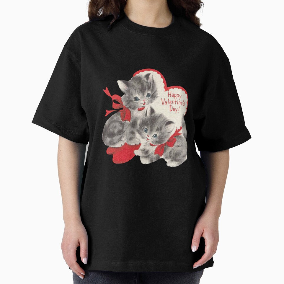 Vintage Valentine's day cats by Pixiedrop