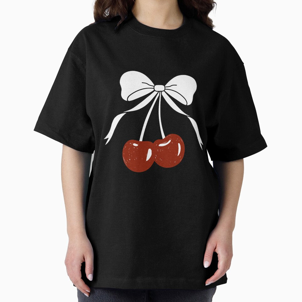 Red cherries with bow. by CoCoArt-Ua