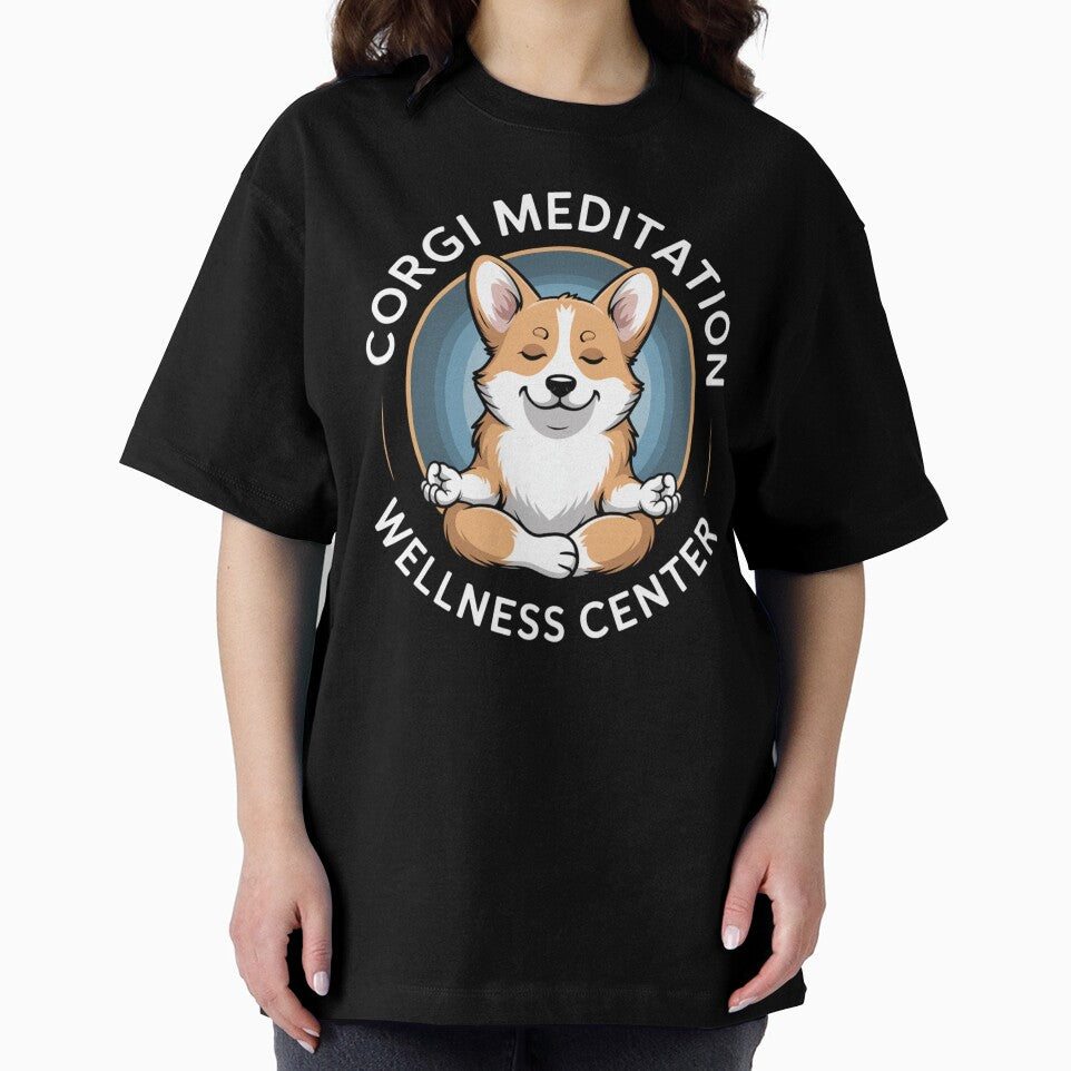 Corgi Meditation and Wellness Center Black Design by Peter Stawicki
