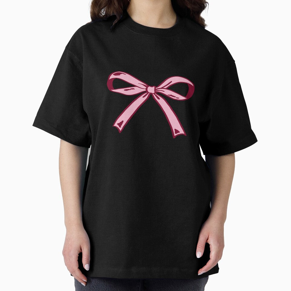 Pink Ribbon Bow Illustration by Kusaka.art