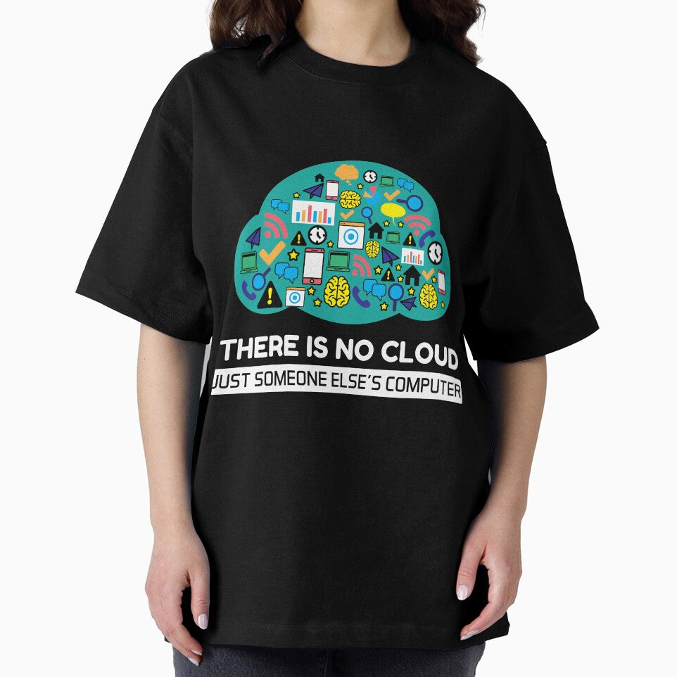 There is No Cloud ist Just someones else Computer Data Pun by Rzelemenz