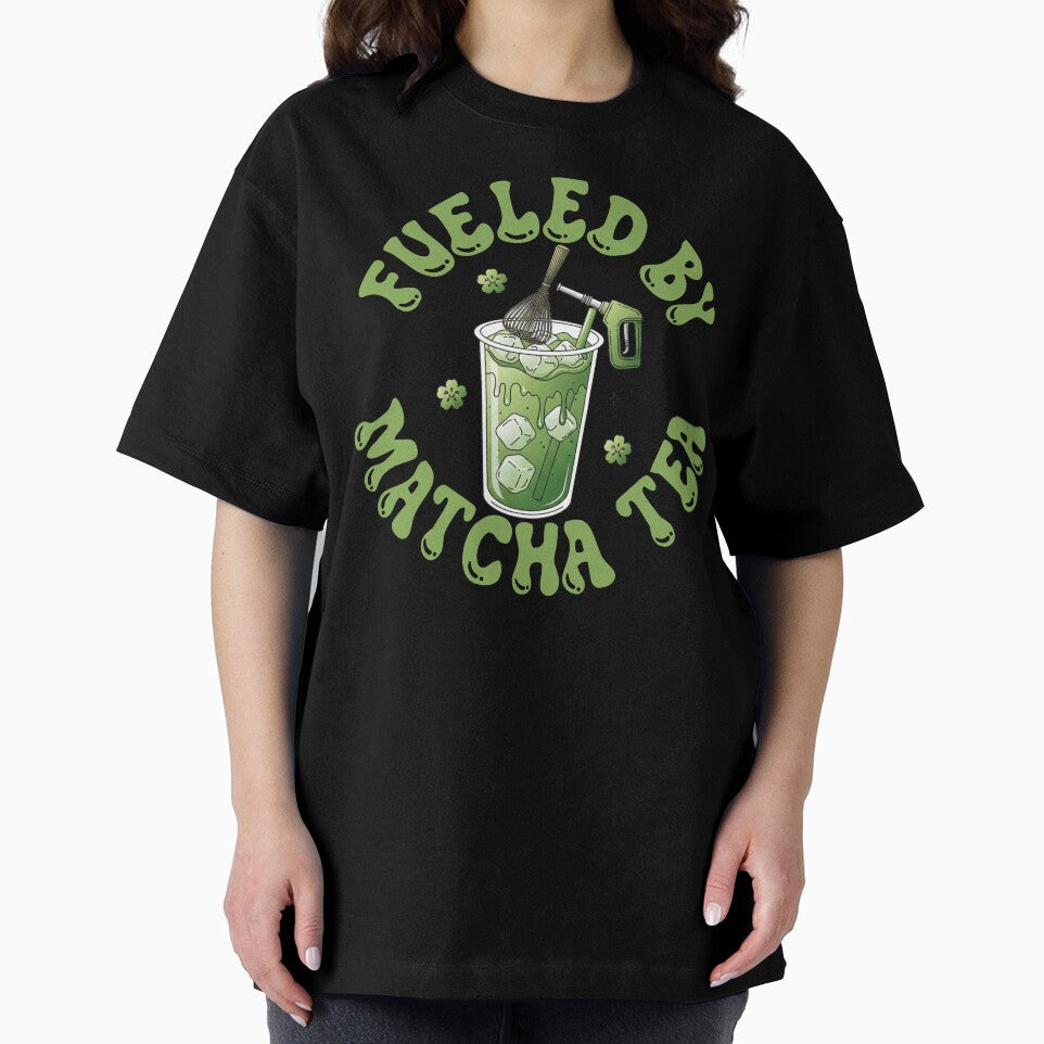 Fueled By Matcha Tea – Funny Green Matcha Lover Aesthetic by dianadouri