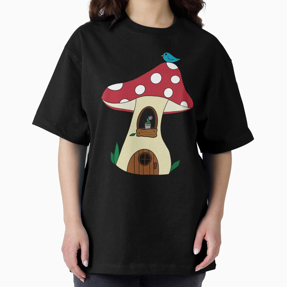 Rest is Resistance Mushroom Fairy House by SpoonsAndRoses