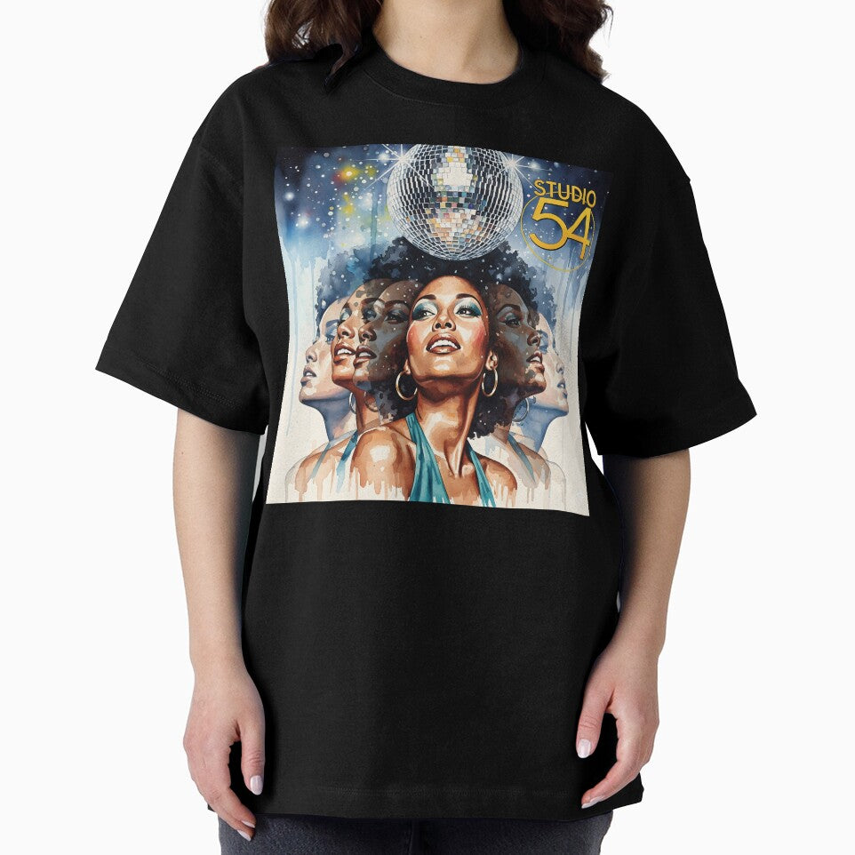 Studio 54 Glitterball Goddess by CanvasCarousel