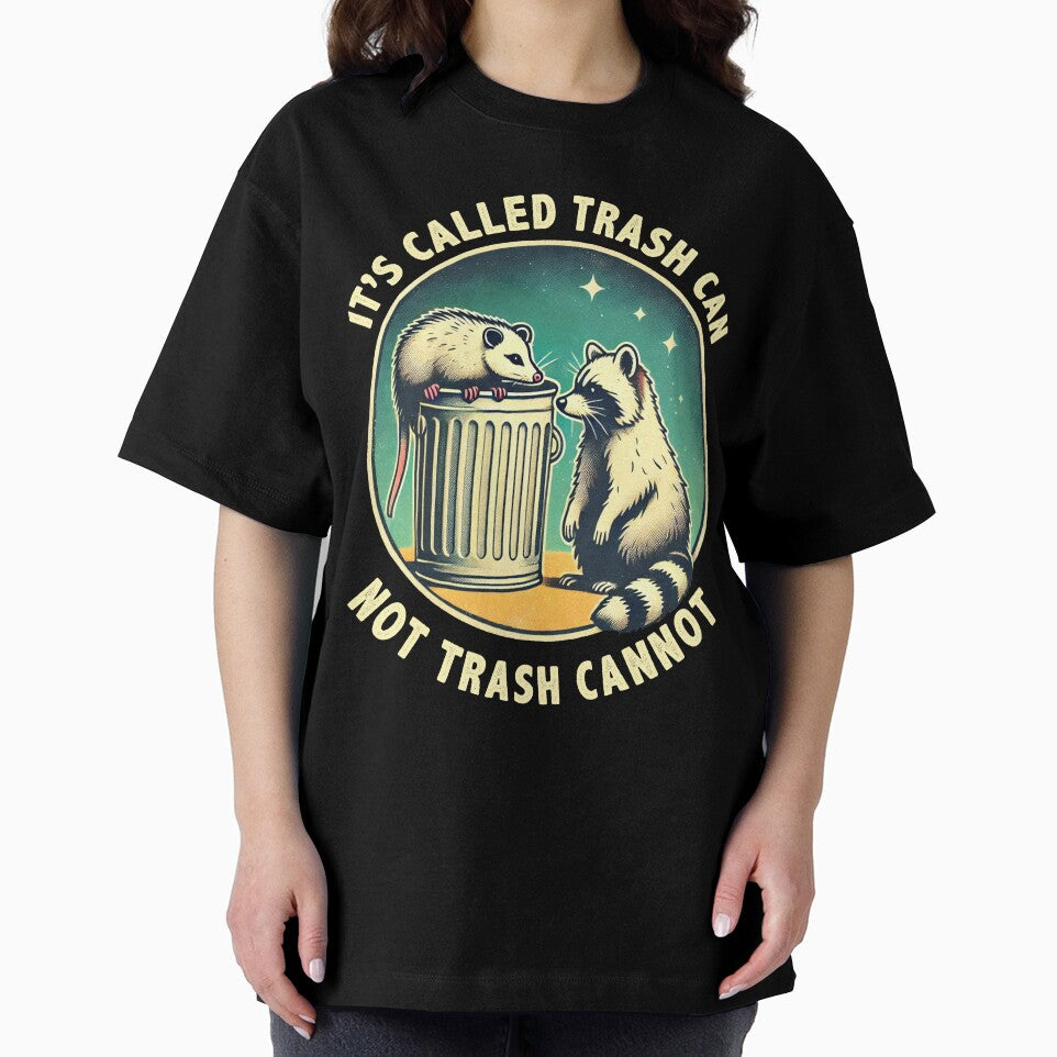 Funny Possum Raccoon Trash Can Not Trash Cannot Raccoon by BlueBerry-Pengu