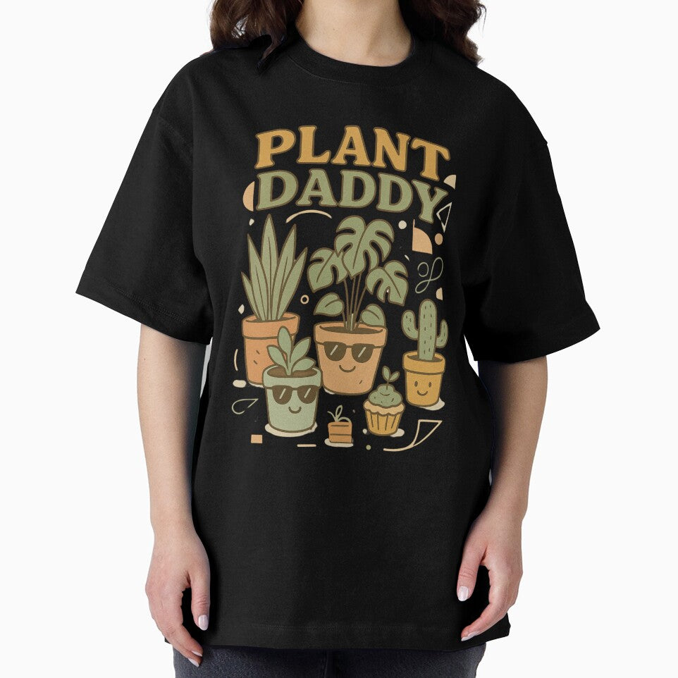 Plant Daddy | Cute Cool Houseplant Cartoon Design by Designeerguy