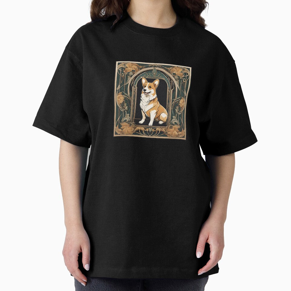 Art Nouveau Corgi by toadsforall