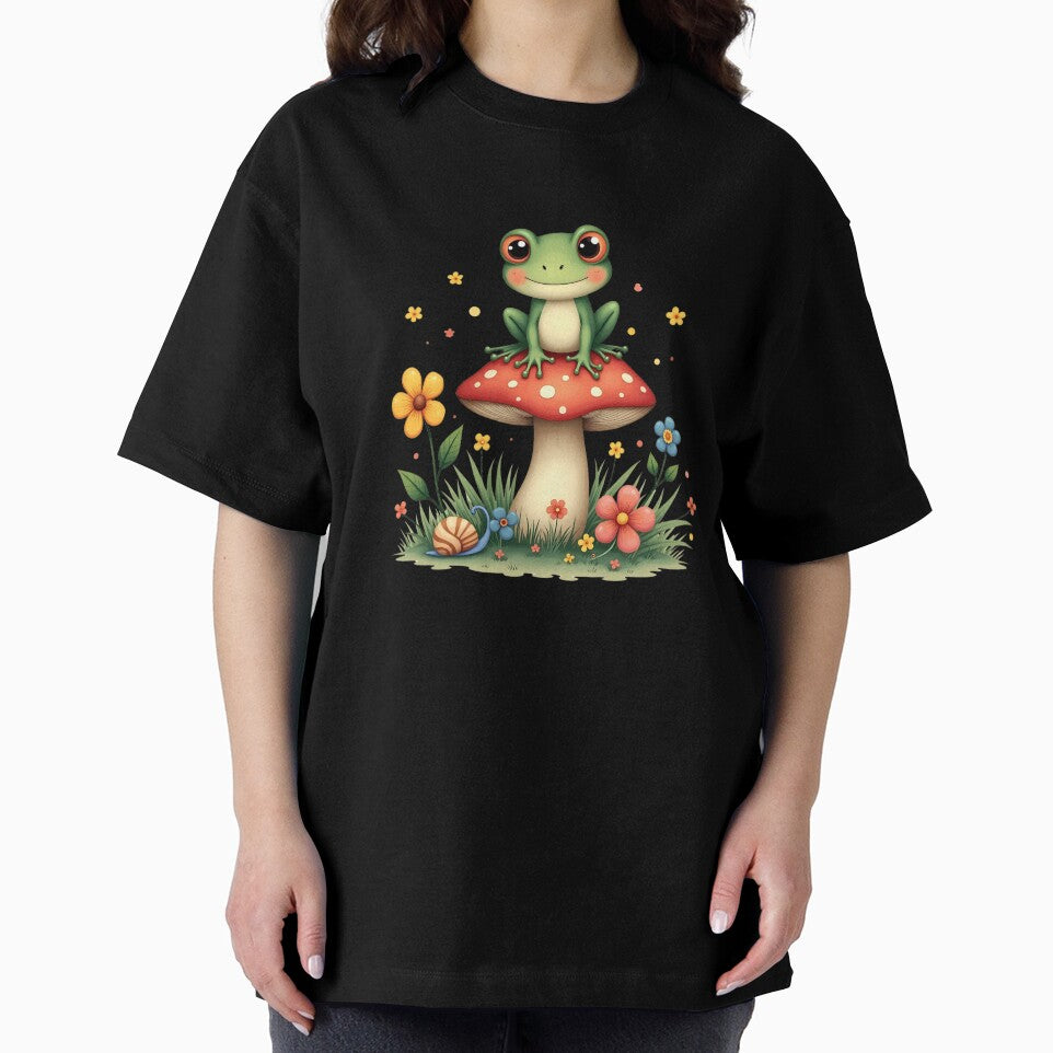 Frog and Mushroom Friends by Almond Paper Co.