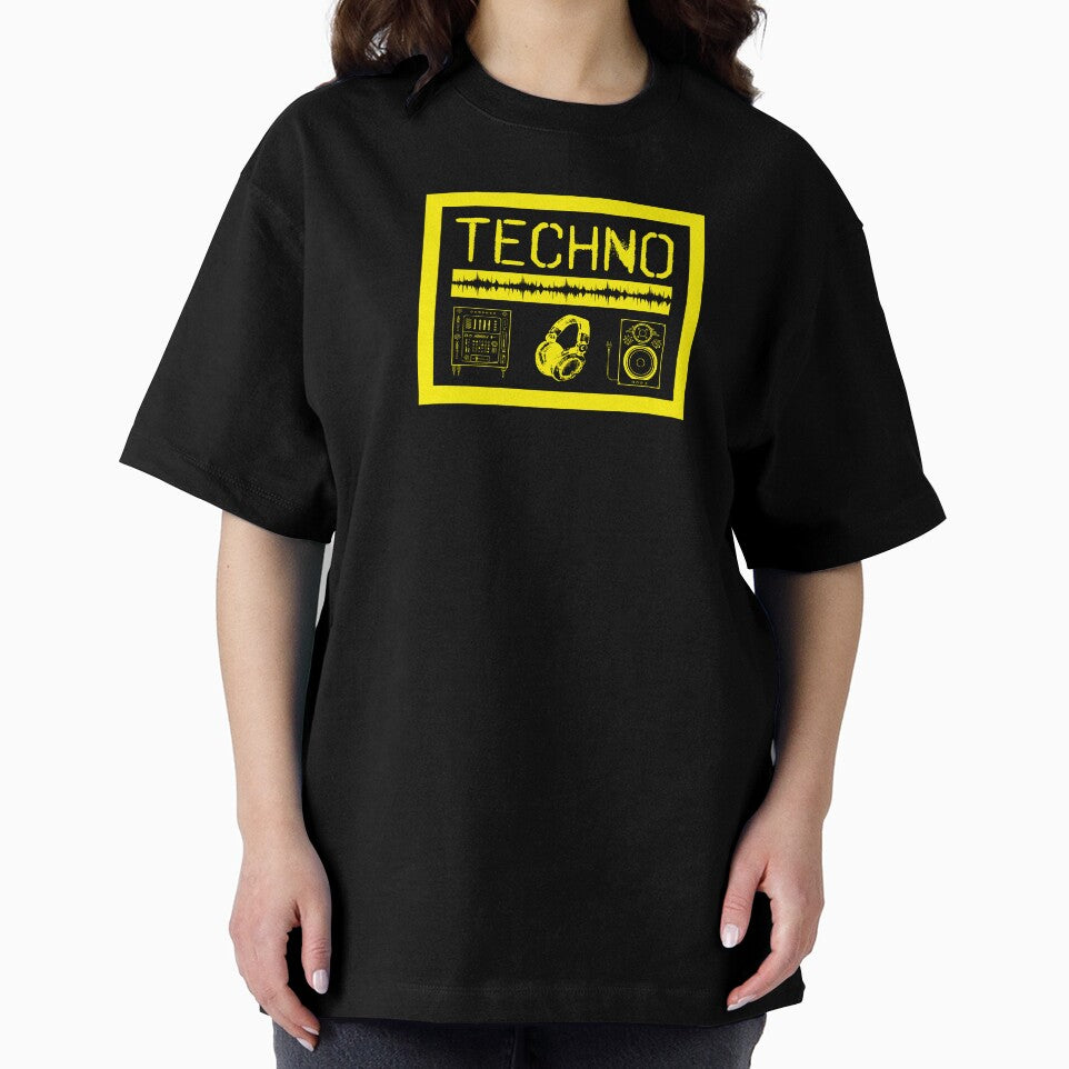 Techno music wave. Apparel and more for EDM electronic music lovers by Boogeyman Bill