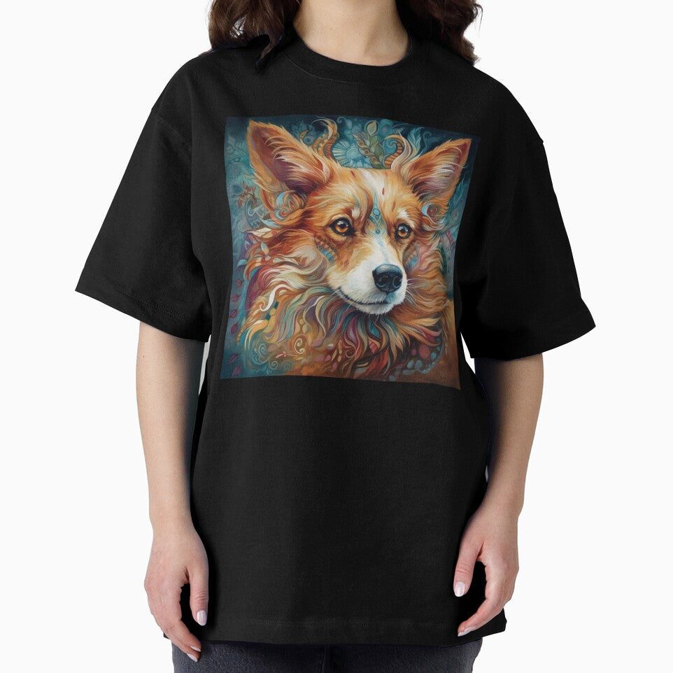 Tribal Corgi Dog 8 by DiatomDesigns