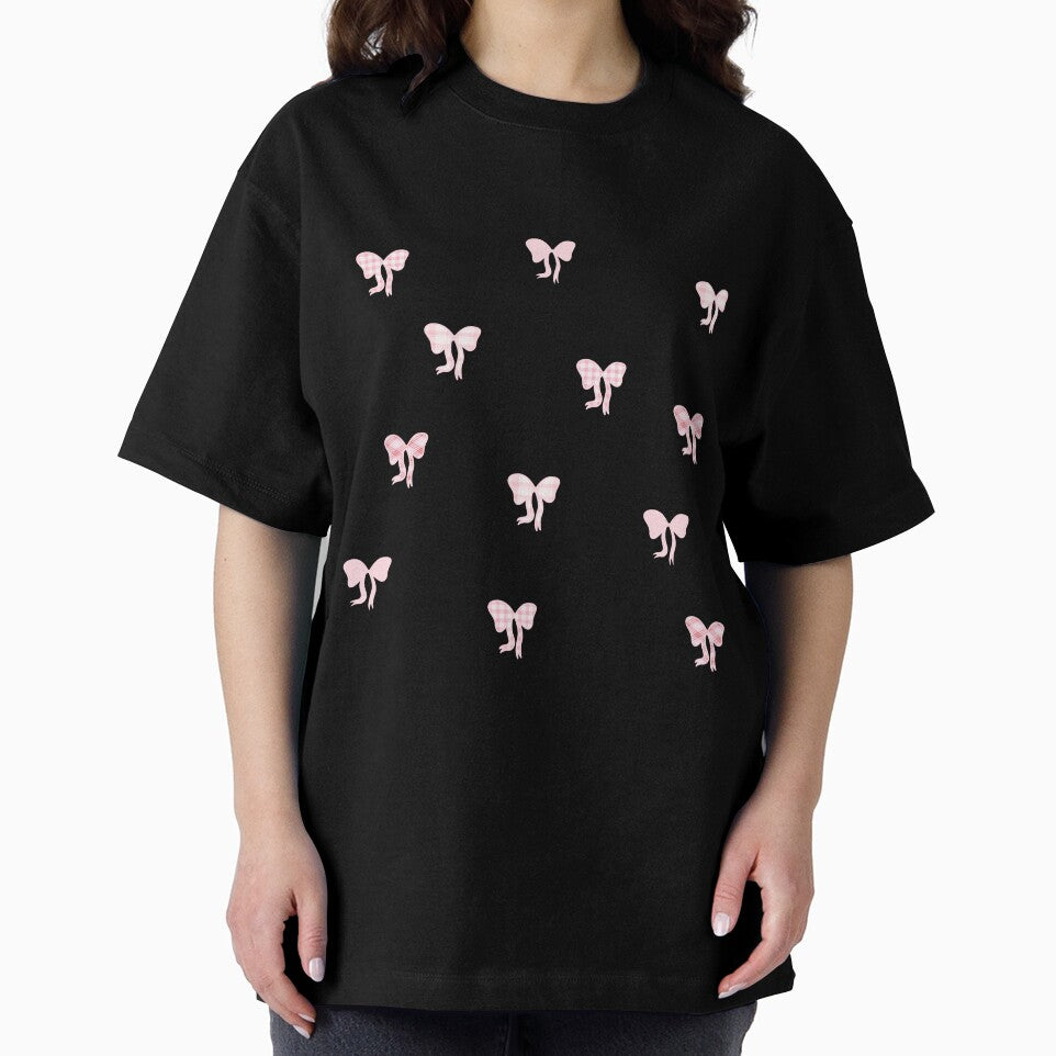 Pastel Pink Coquette Bows Aesthetic – Gingham & Plaid Pattern by Aesthetic Crew
