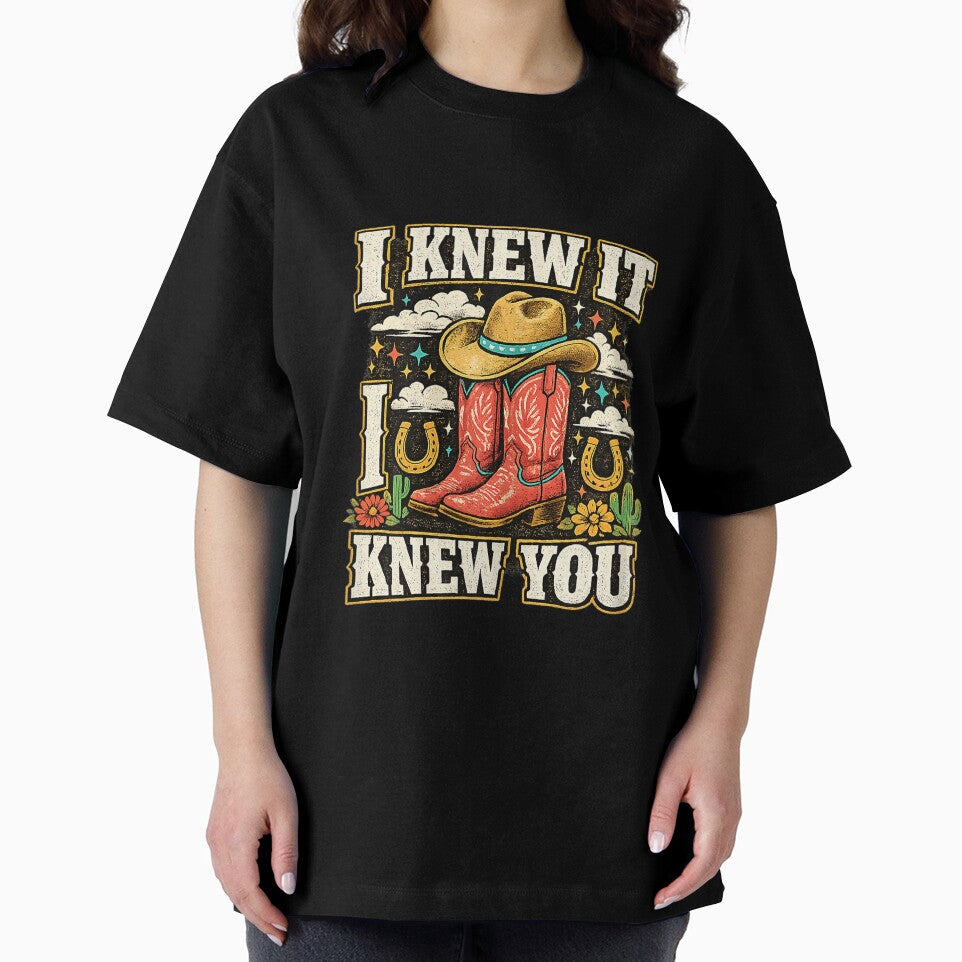 I Knew It I Knew You Funny Western Cowgirl Boots Vintage by mjohnson9