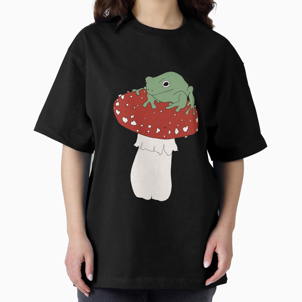 A Simple Frog on a Simple Mushroom by ellejoyart