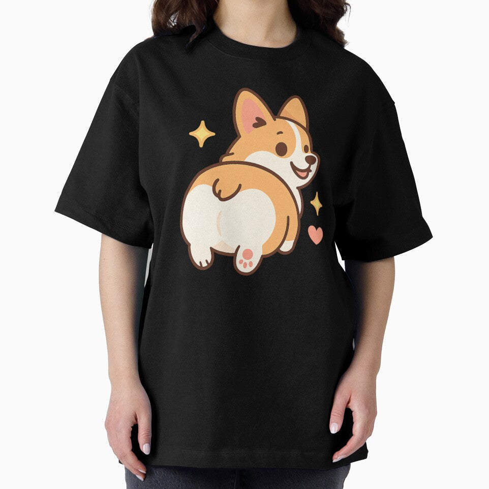 Corgi Butt – Funny Sparkly Dog Sticker by Tripconic
