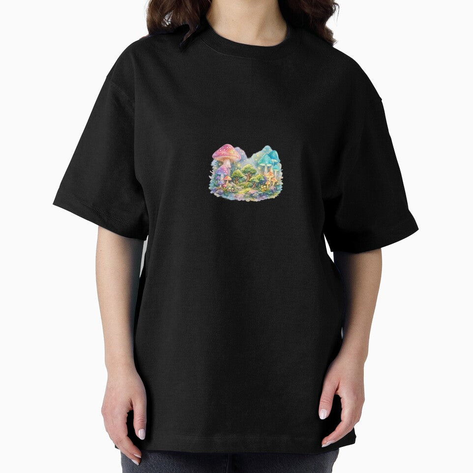 Enchanted Mushroom Forest - Fantasy Nature Sticker by Favorablegin