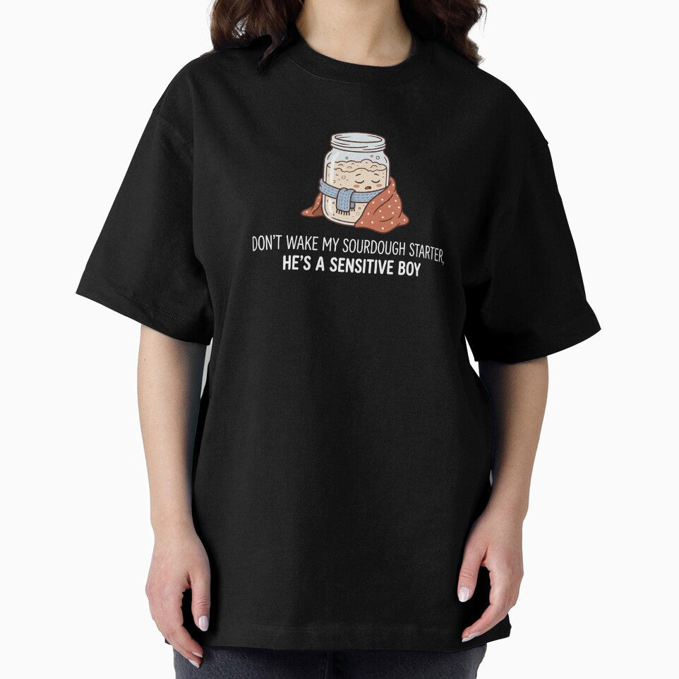 Sourdough Starter Sensitive Boy Funny Bread Baking by BrutOriginal