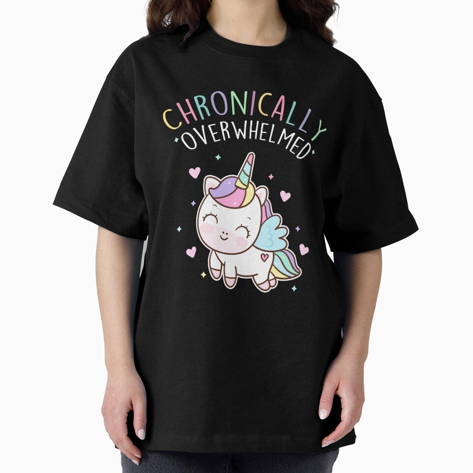 Chronically Overwhelmed ADHD Autism Unicorn by Clara Hollins