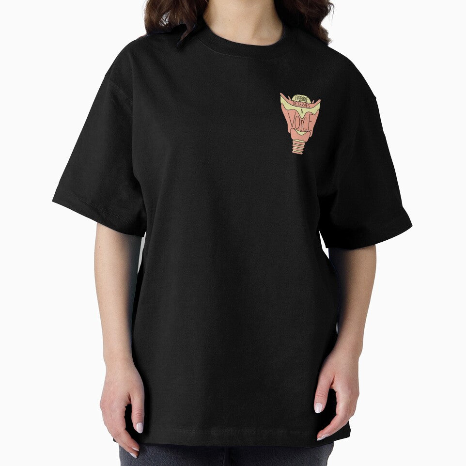Everyone Deserves a Voice Larynx - Coral and Yellow by p19baumanw