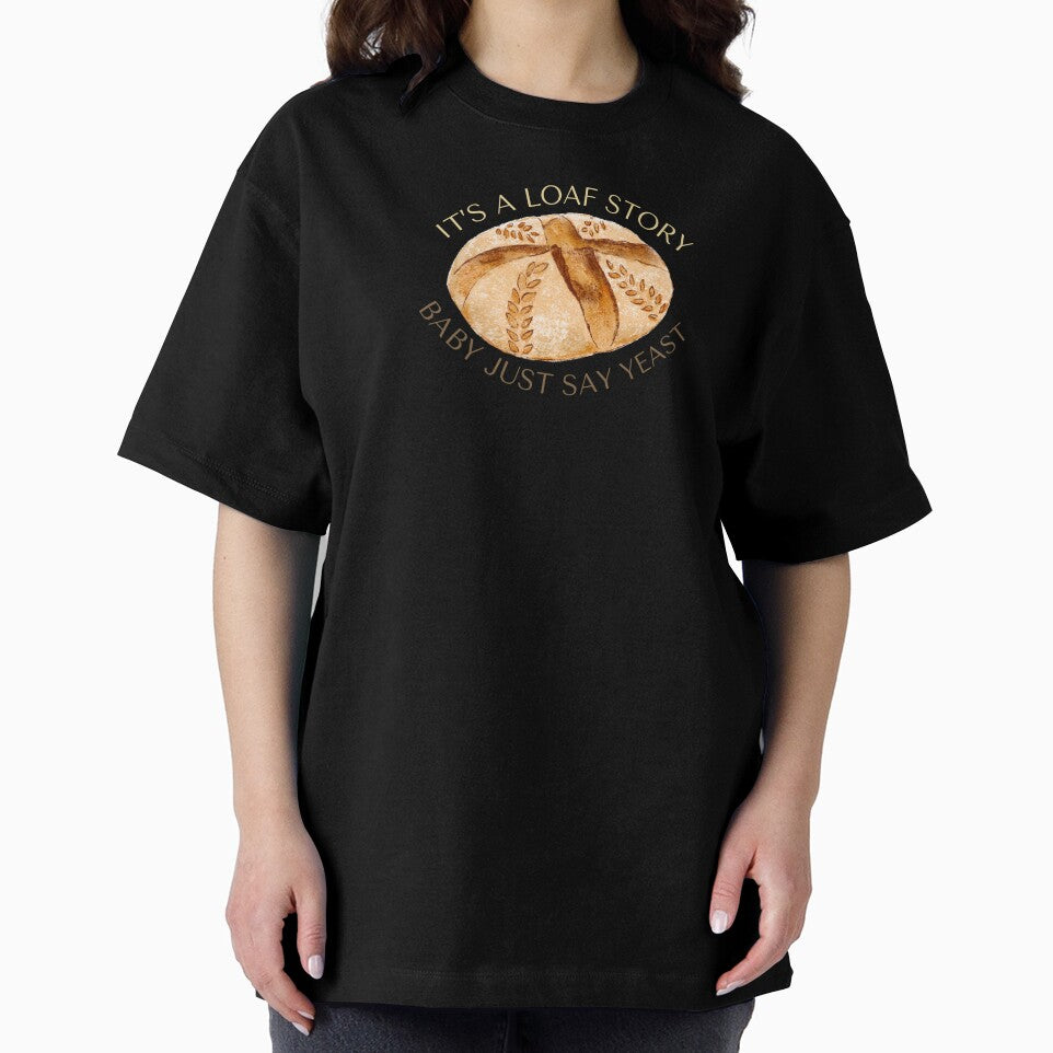 its' a loaf story sourdough bread pun by Niji Hibana