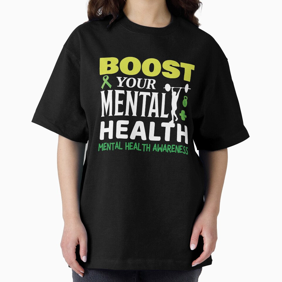 Mental Health Awareness - Boost Your Mental Health With Sweat by OwlCanvas