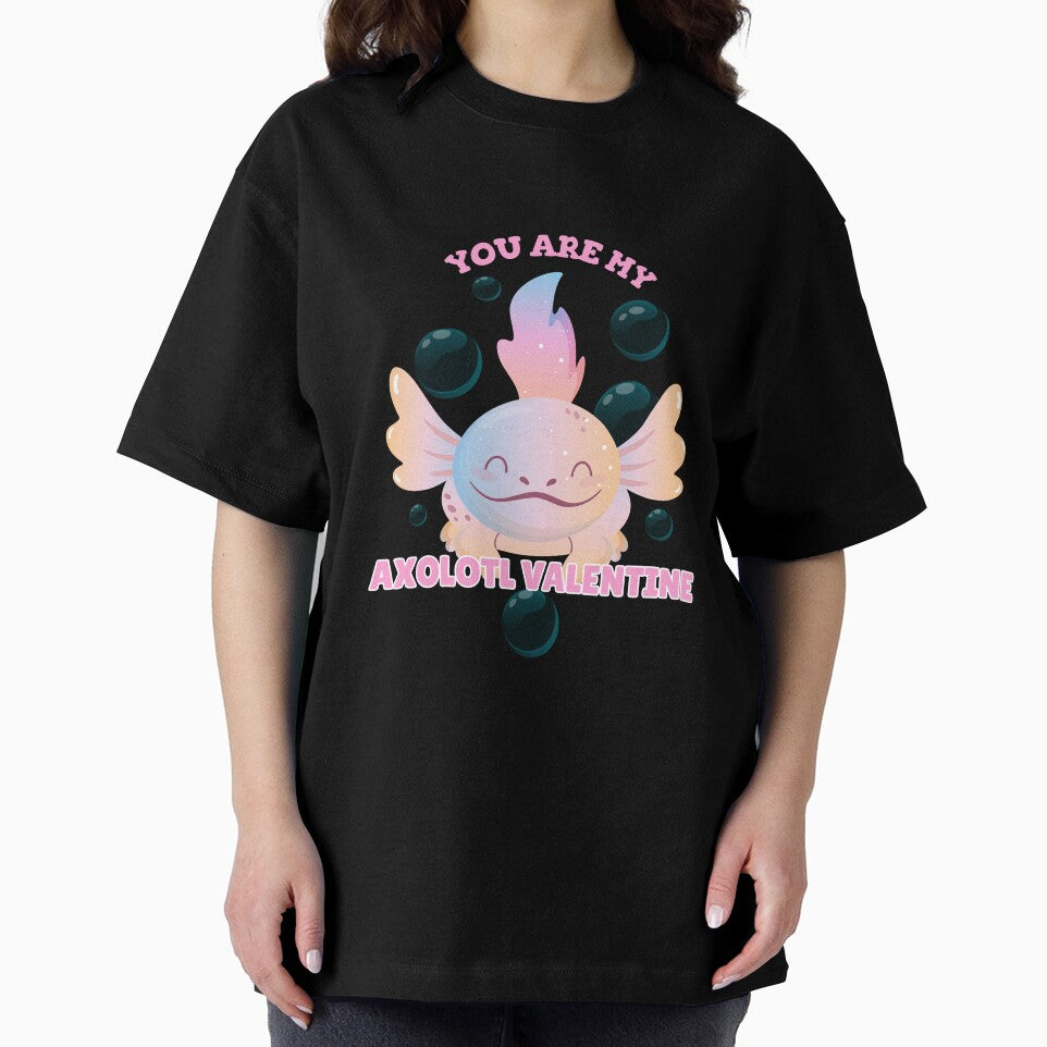 You Are My Axolotl Valentine - Sweet Axolotl Valentine's Day by Fede Prints