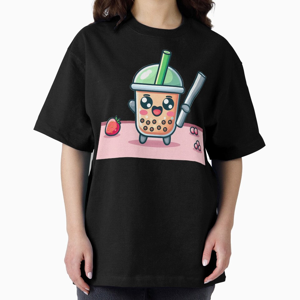 bubble tea ninja with transparent background for sticker by SaraDatCool