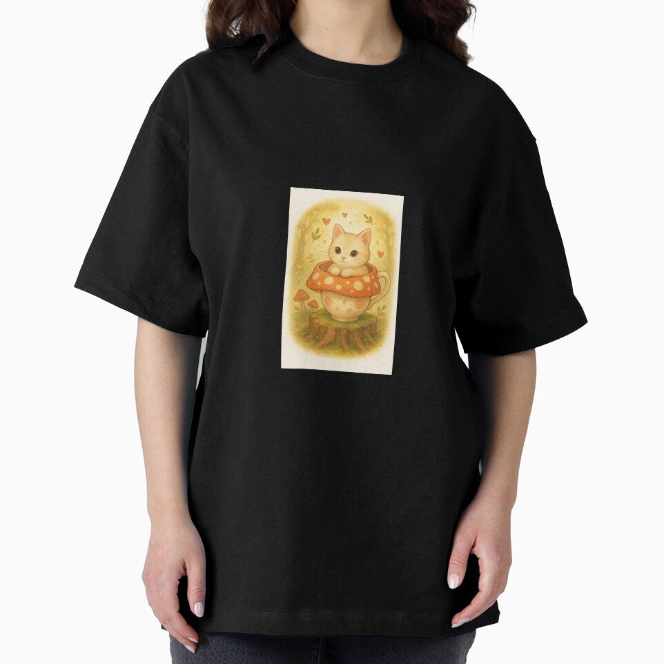 Mushroom Teacup Cat by Mushroom Mews