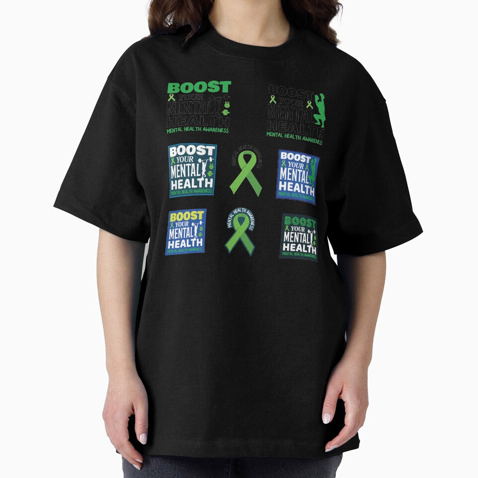 Mental Health Awareness - Boost Your Mental Health Stricker Pack by OwlCanvas
