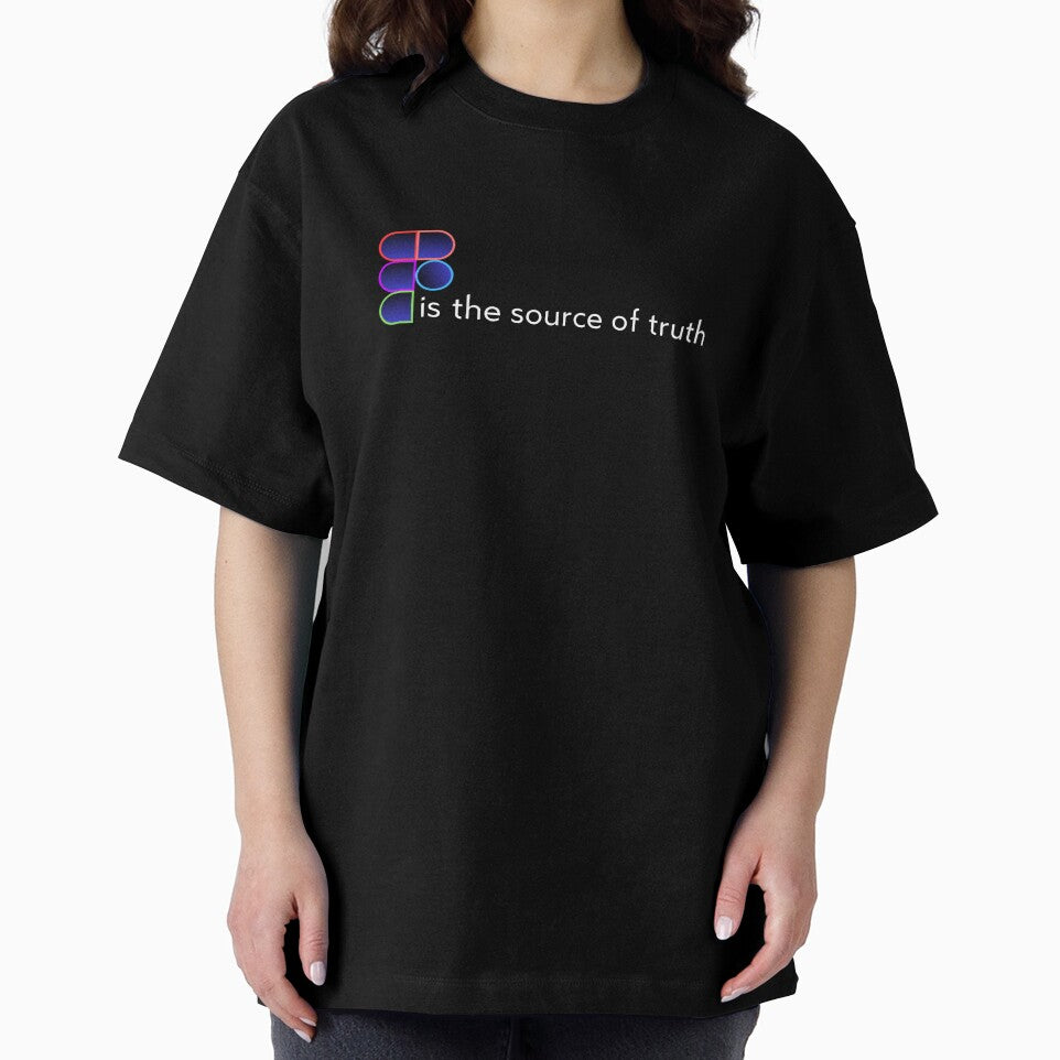 Figma Is the Source of Truth  - UI/UX Designer Sticker (Design Systems Humor) by Artio-ArtShop