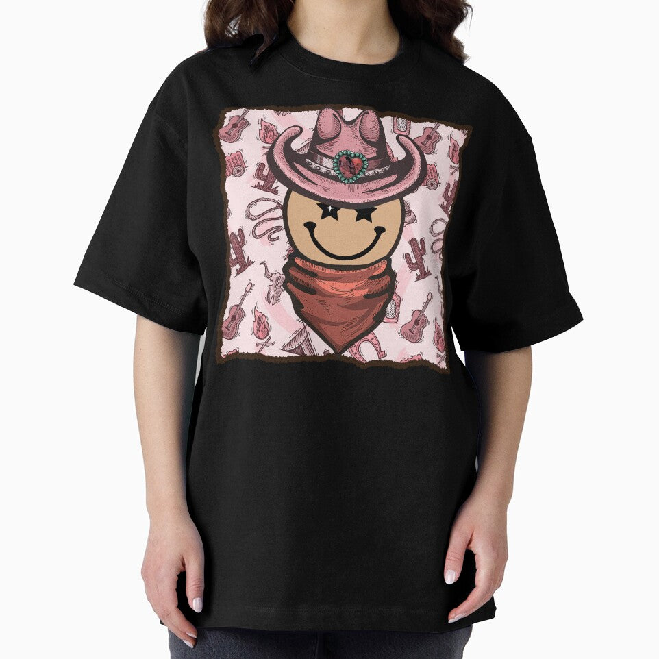 Cowgirl Smiley Face by handsoftime2020