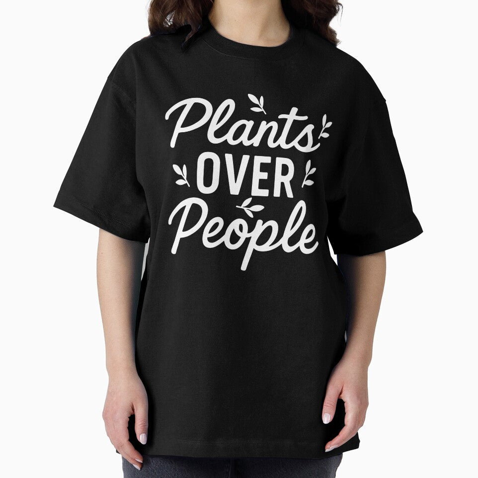Plants Over People – Funny Plant Lover Quote Design by Fullertonstudio