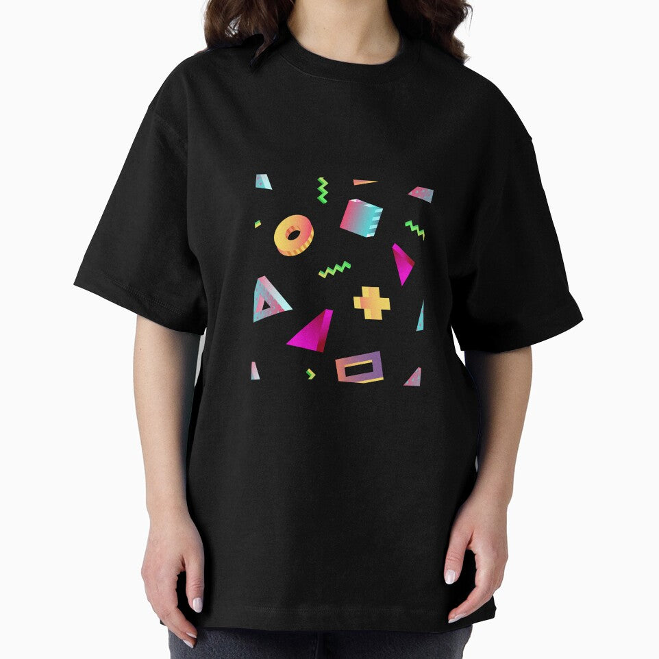 Colorful 80s Pop Funky Retro Memphis pattern by Shiraufa