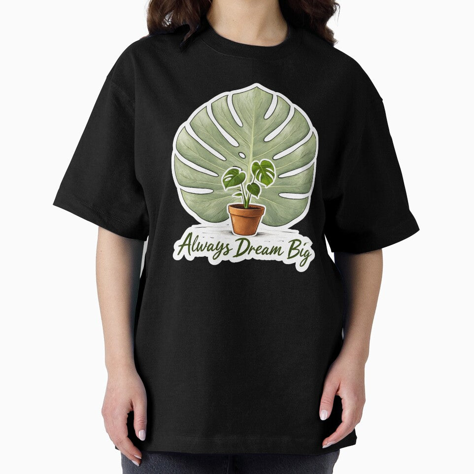 Always Dream Big Monstera Plant by BarLizaStudio
