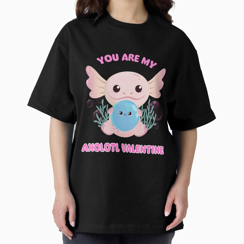 You Are My Axolotl Valentine - Axolotl Valentine's Day Gift Idea by Fede Prints