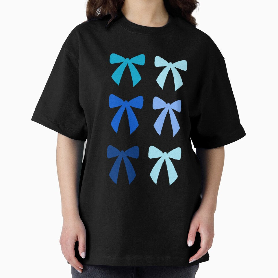 blue bow by Paper Drip