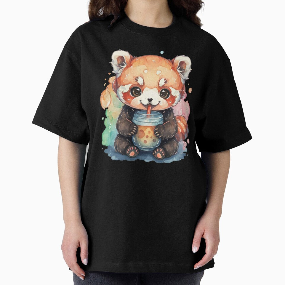 Cute Red Panda Bubble Tea by Krieghorn