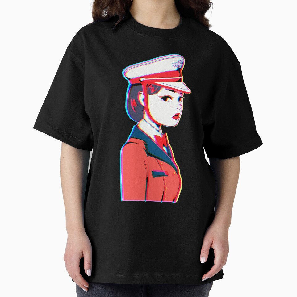 Anaglyph 3D Flight Attendant Uniform by SweetClicks123