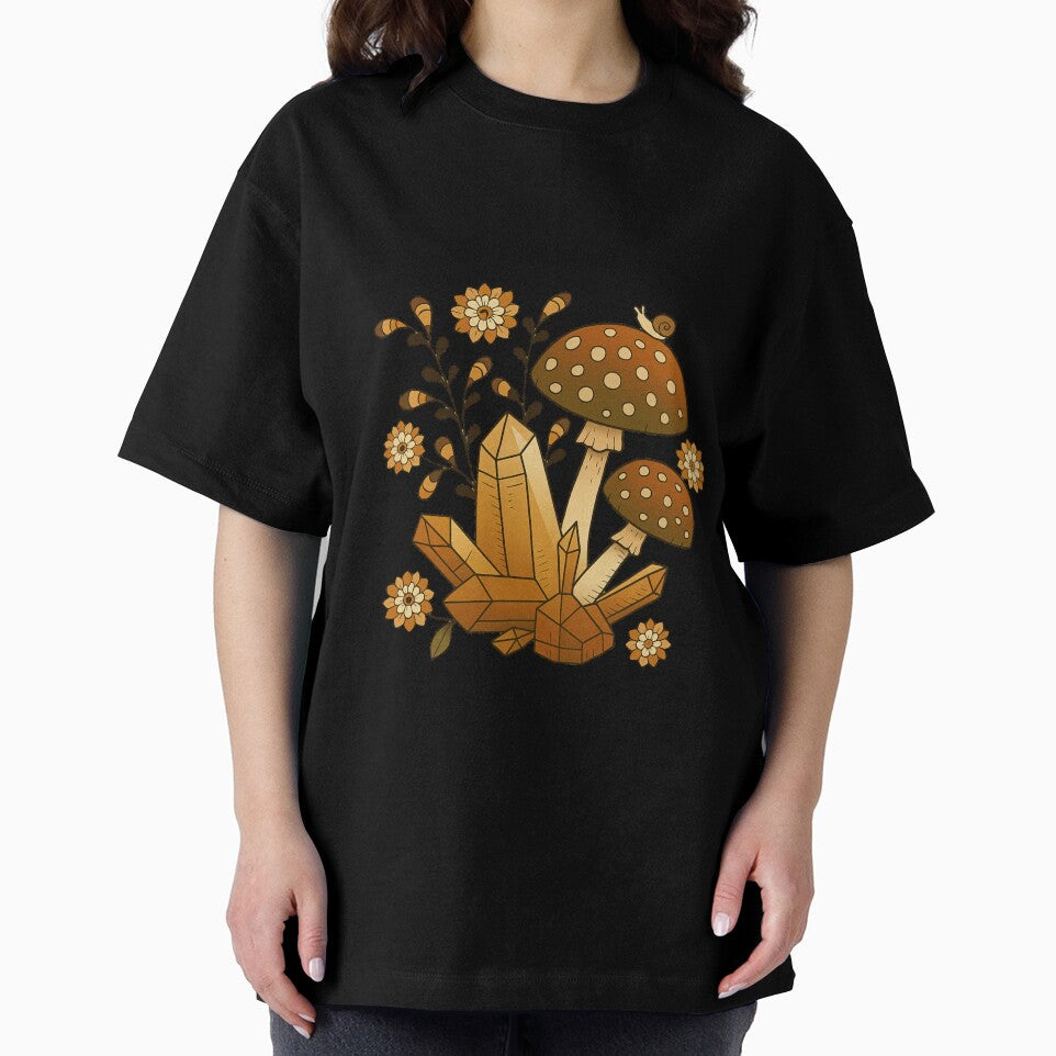 Mushrooms and Crystals in Autumn Style by VibesNunes.desigs
