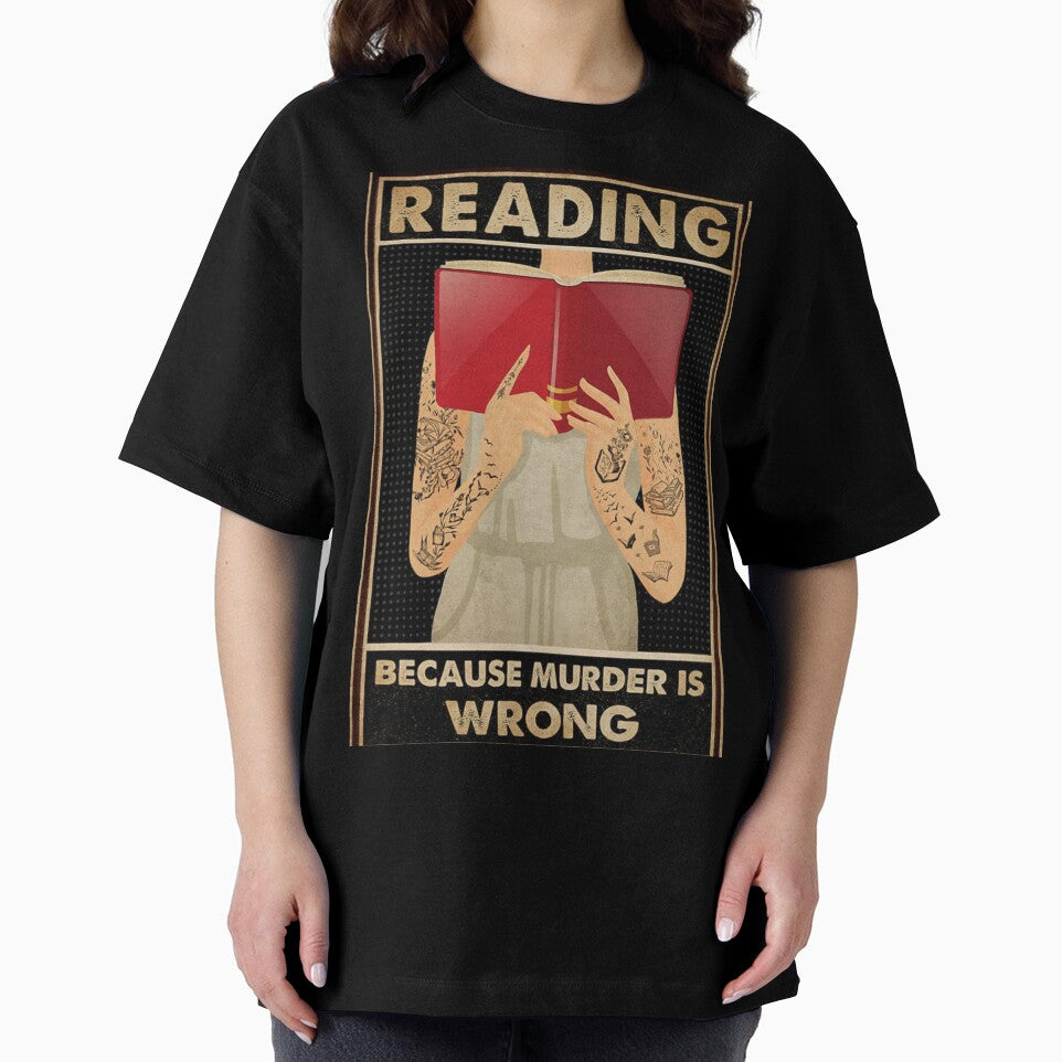Reading because murder is wrong by NanLeArt