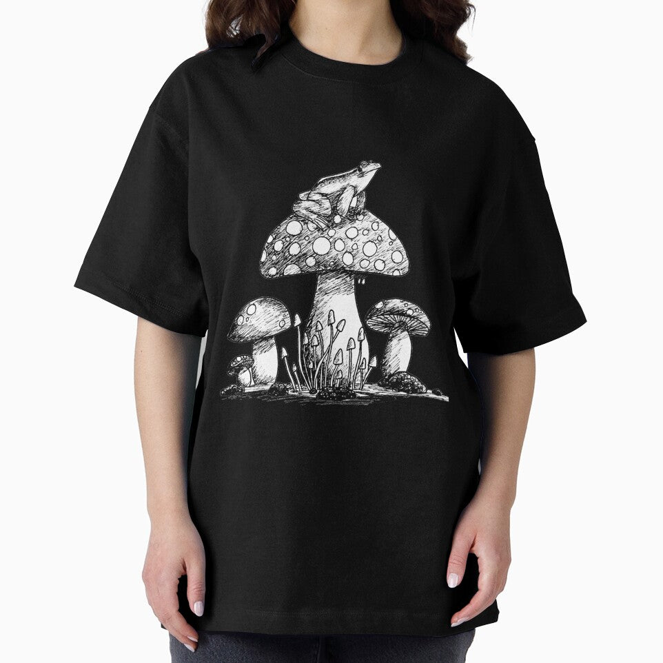 Toad on Mushroom by 11ofCrows