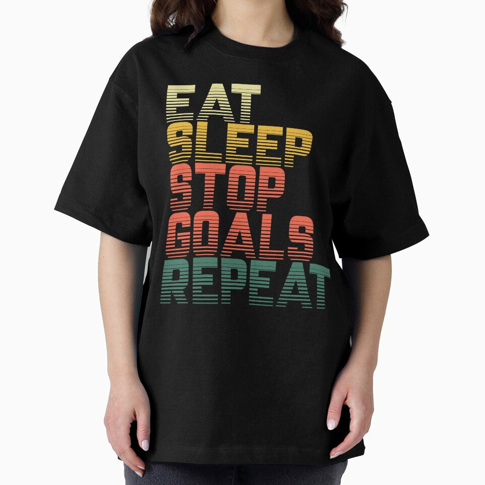 Eat Sleep Stop Goals Repeat Goalie Goalkeeper by borutawear