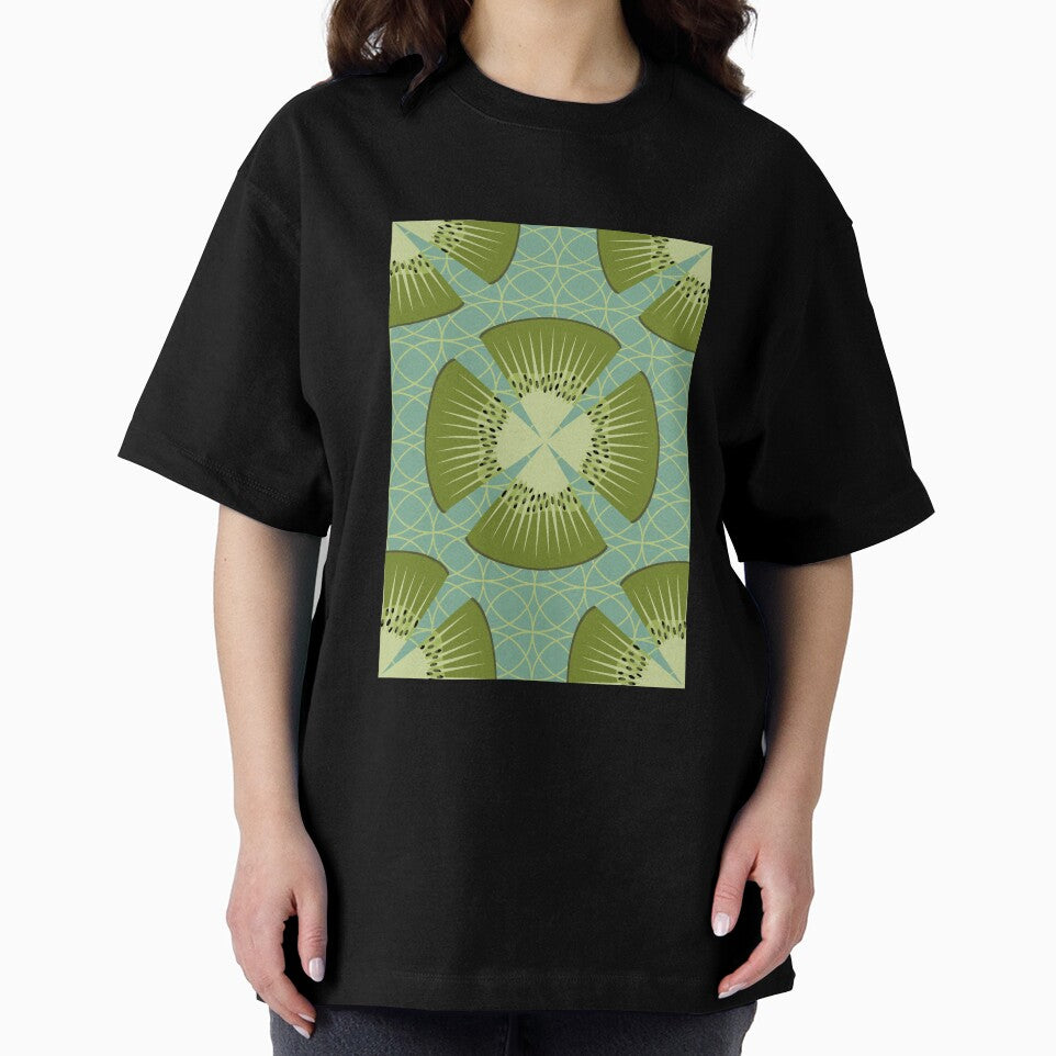 Deco Kiwi Poppy Pattern by MerryMakewell