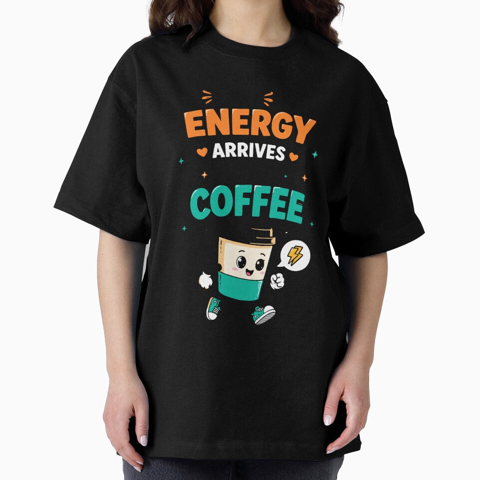 My Energy Arrives With Coffee Funny QuoteMy Energy Arrives With Coffee Funny Quote by Gift Phrase Studio
