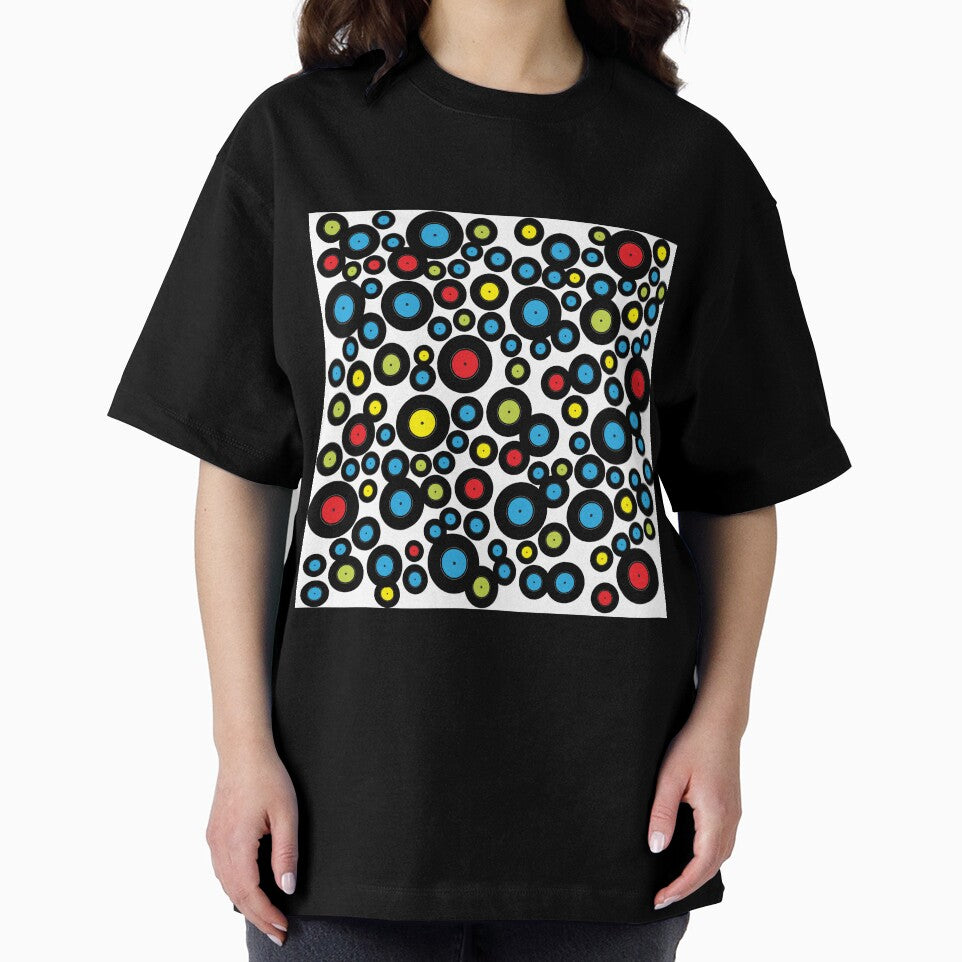 DJ Retro Vinyl Records Pattern by HotHibiscus
