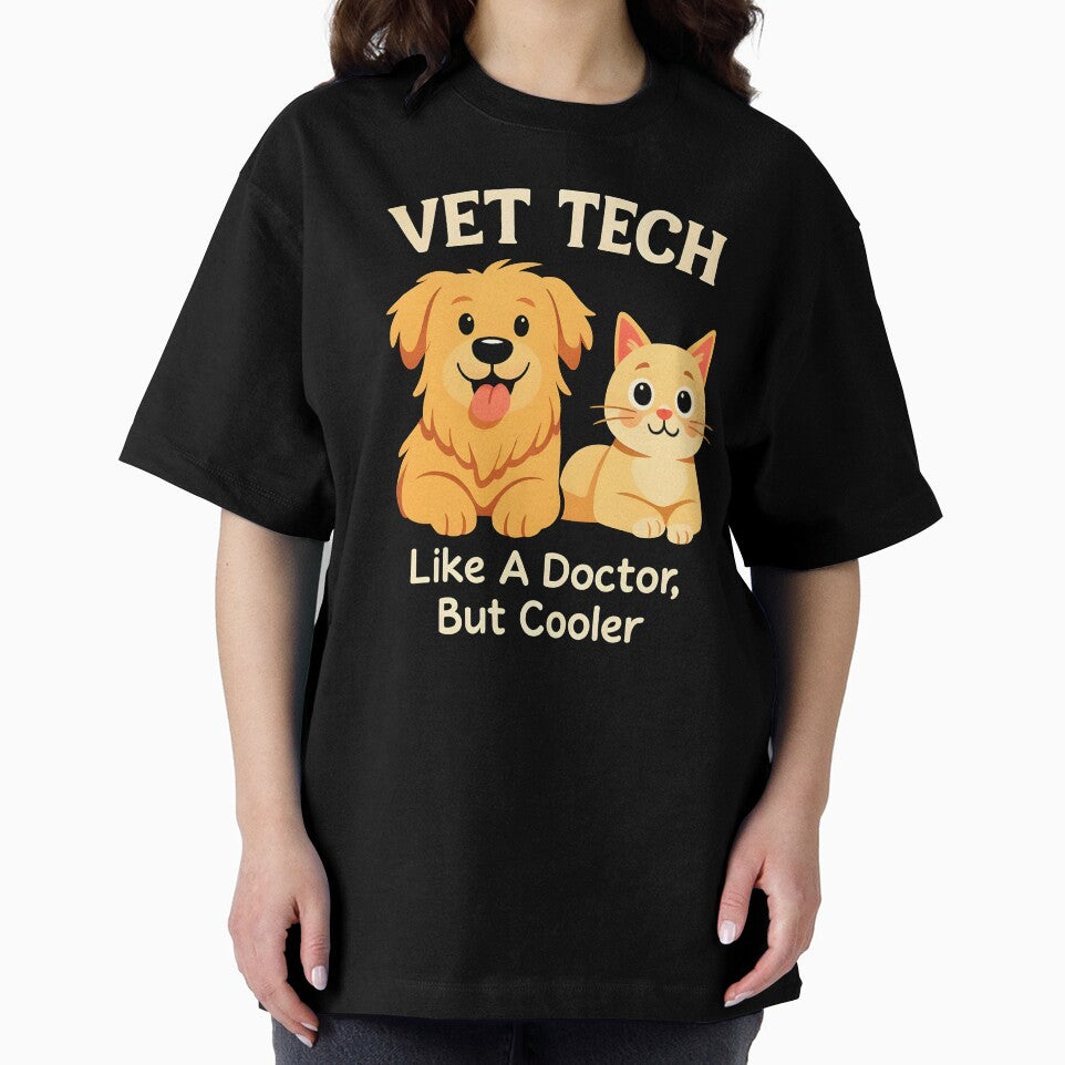 Vet Tech Like A Doctor But Cooler - Cute Dog and Cat by Trendora Stor