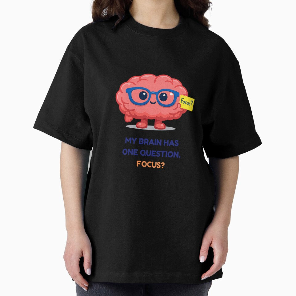 Funny ADHD Brain Focus T-Shirt Neurodivergent Gift by CHAOS_CLUB