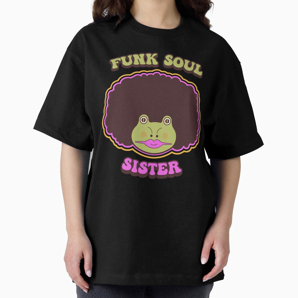 Funk Soul Sister - Retro groove frog design by Webstudio  2Amigos