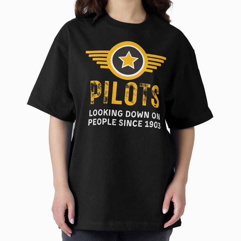 Pilots.  Looking Down On People Since 1903.  Funny Pilot-Pilot-Pilot Sayings- Retro Pilot-Retro-New Pilot by SighFly52